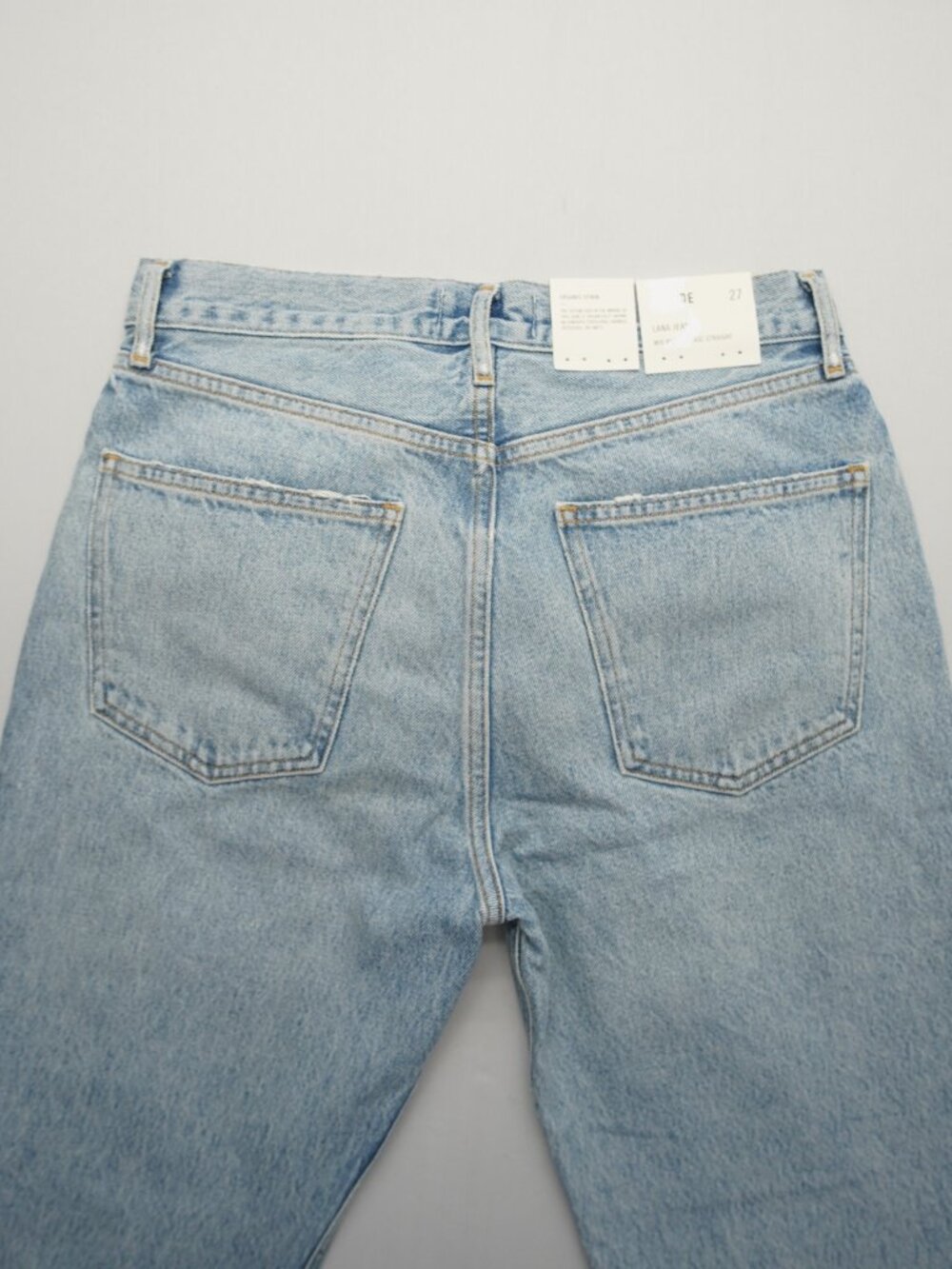 AGOLDE Lana Mid Rise Vintage Straight Jeans in Curio Size 27 NWT - Picture 6 of 13